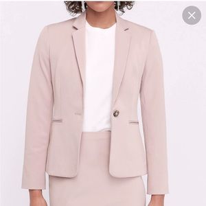 Express Notch Collar One Button Blazer